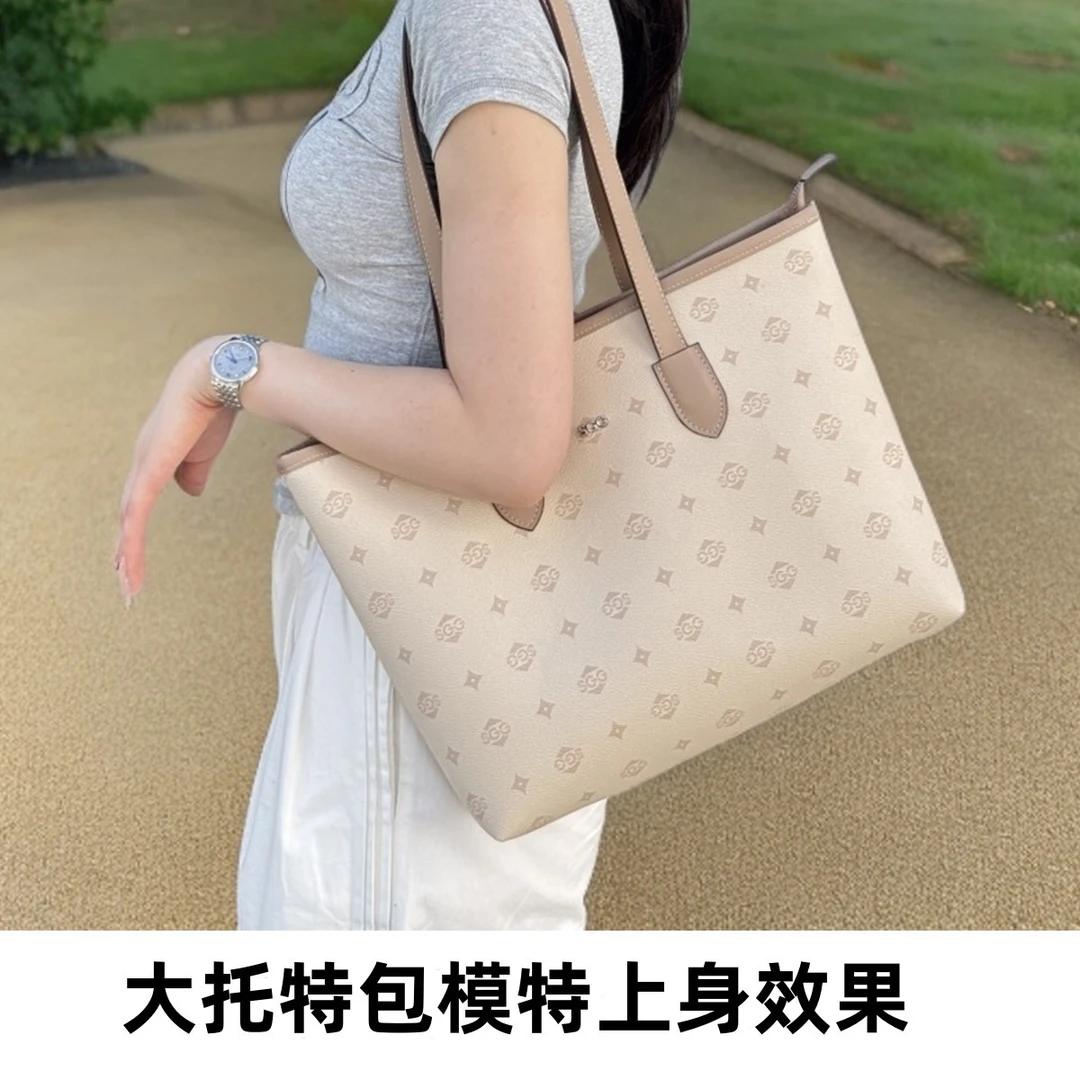 SGG单肩斜挎包印花托特包百搭耐磨印花时尚轻便