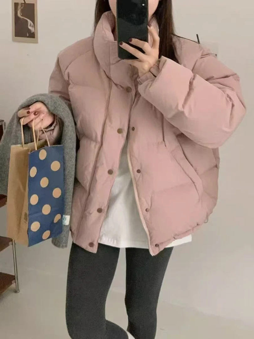 291S6856秋冬常规加厚款面包服休闲棉服韩版女