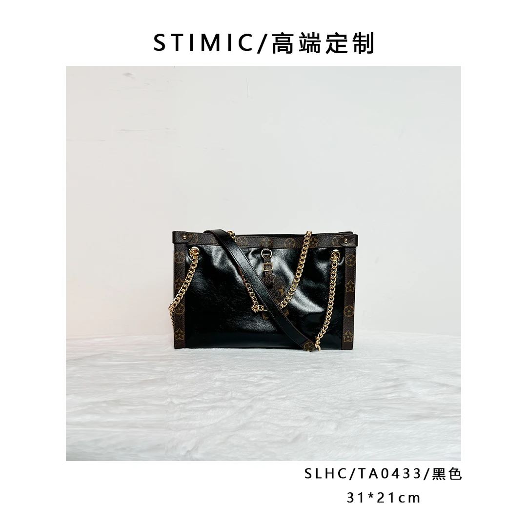 SLHC/TA0433/黑色paiyuge高端订制轻奢女士手提单肩斜挎包HC-014