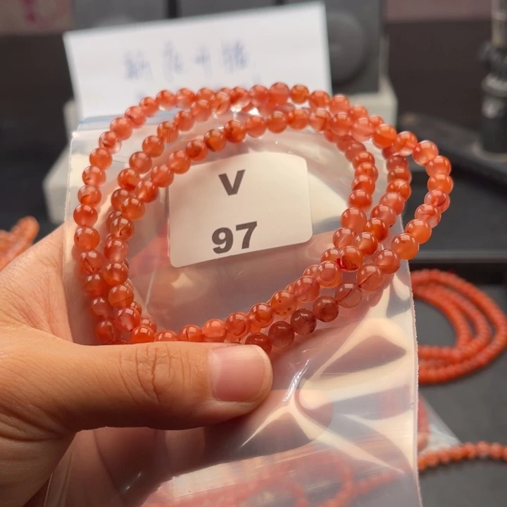 未镶嵌多样性发货默认微瑕6m m南红玛瑙