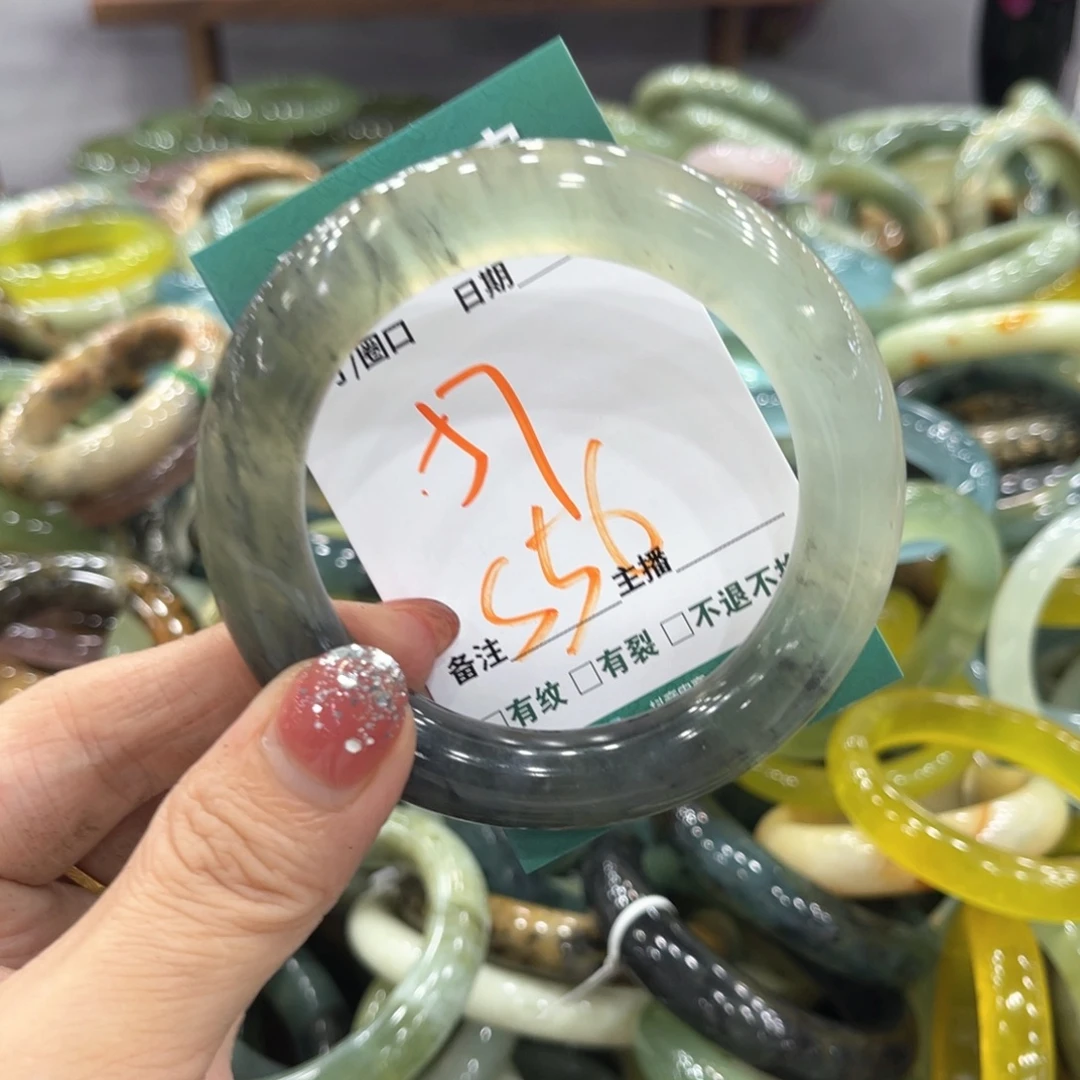 未镶嵌蛇纹石玉手镯手镯