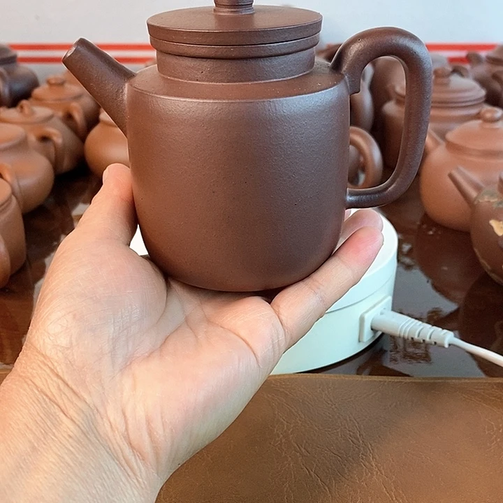 碧***天紫砂茶壶龙血砂高执250cc