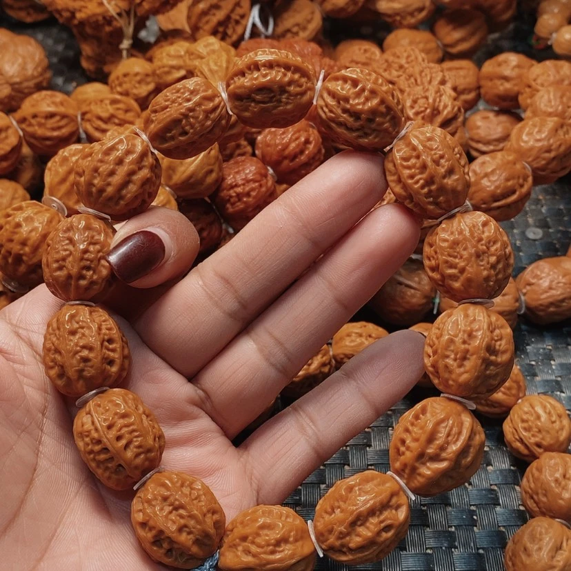 【闪购商品】文玩核桃吊坠荔枝纹八棱