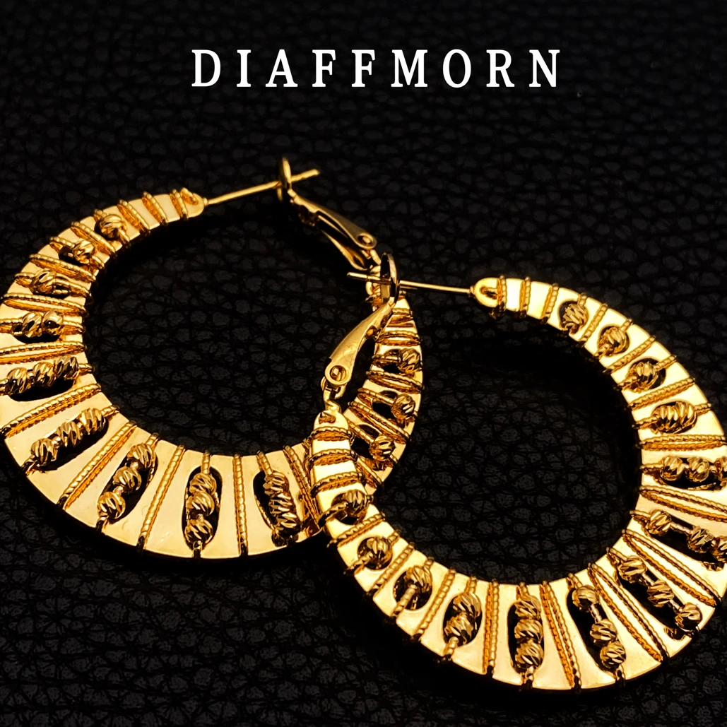 铜合金耳饰 YM《年轮》 高级百搭气质金属风耳环