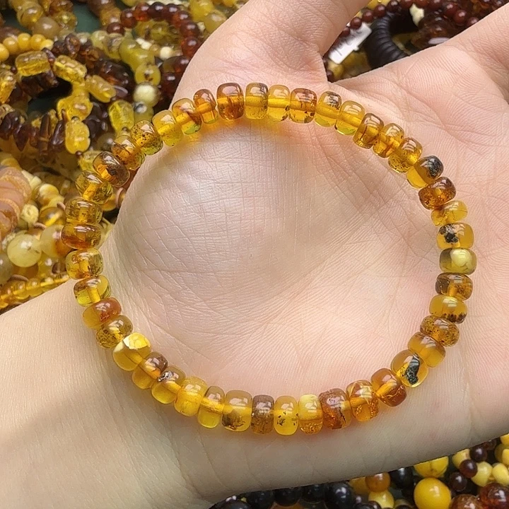 琥珀未镶嵌珠宝奇石