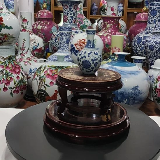 呼***呼瓷片景德镇陶瓷青花小花瓶