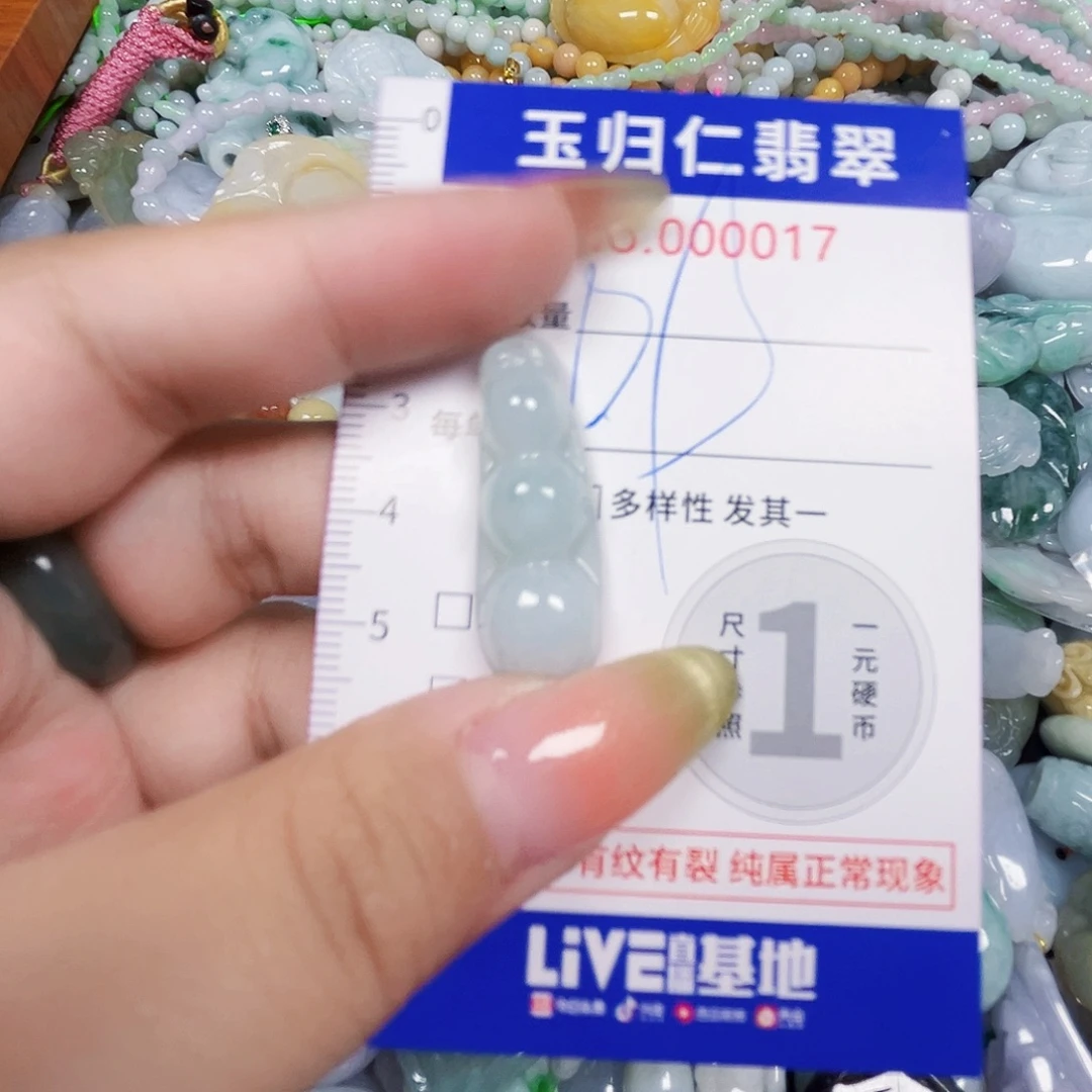 翡翠未镶嵌颈饰你