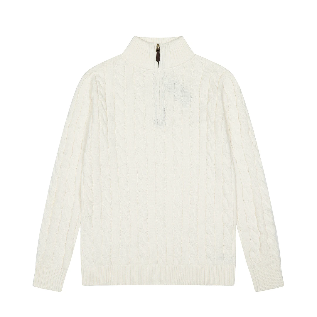 主推款·半拉链·刺绣毛衣针织衫·绞花浮雕S6