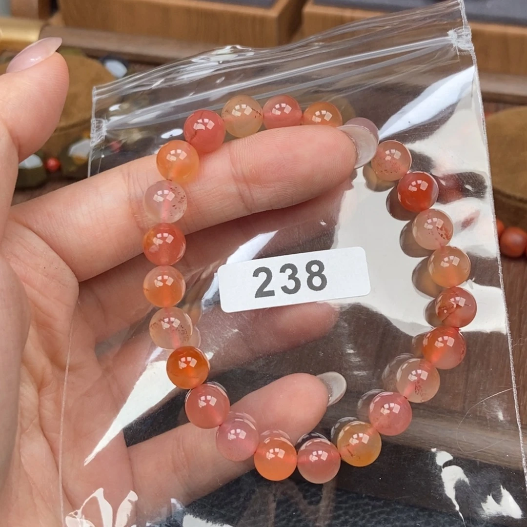 南红玛瑙未镶嵌手链