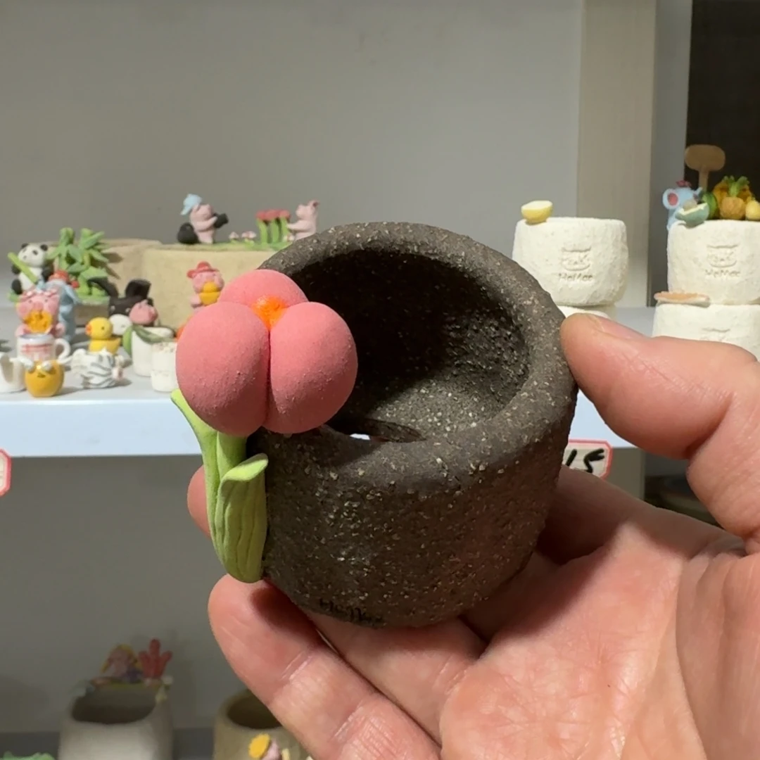 厂家直销手工花盆摆件