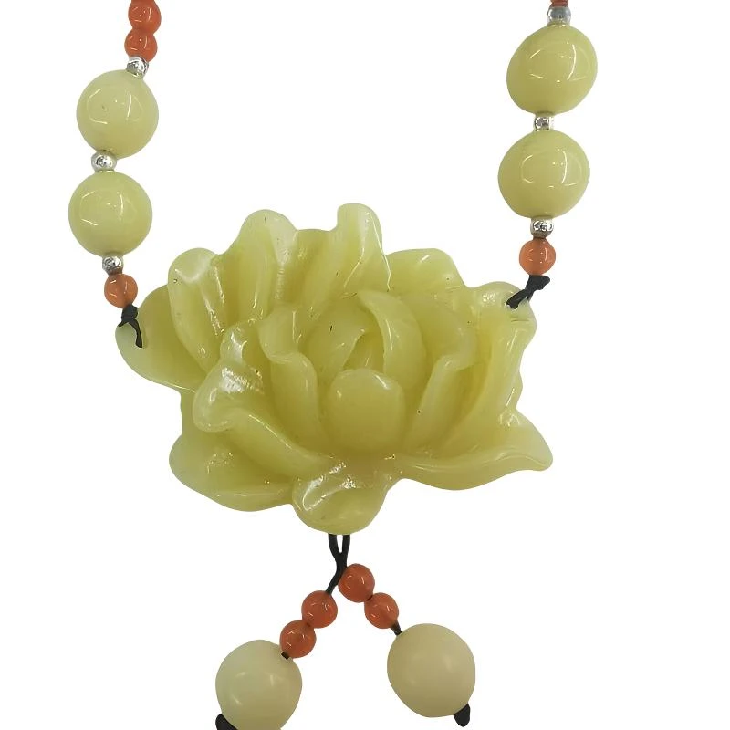 高定珠宝牡丹花设计款XY40手工女款时尚时尚民族风