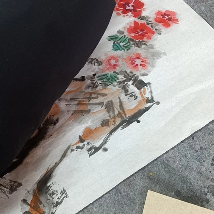 国画雷鸣老师国画花鸟