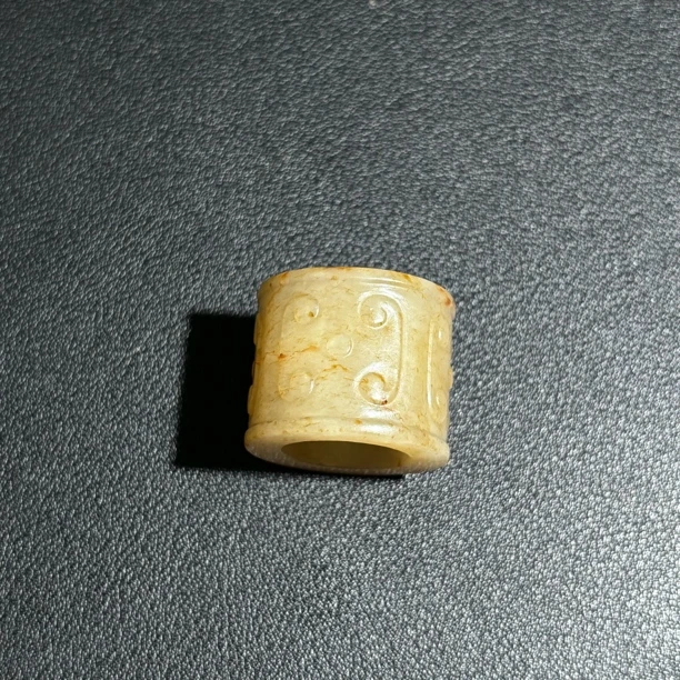 清代和田玉如意纹挂件/古89612