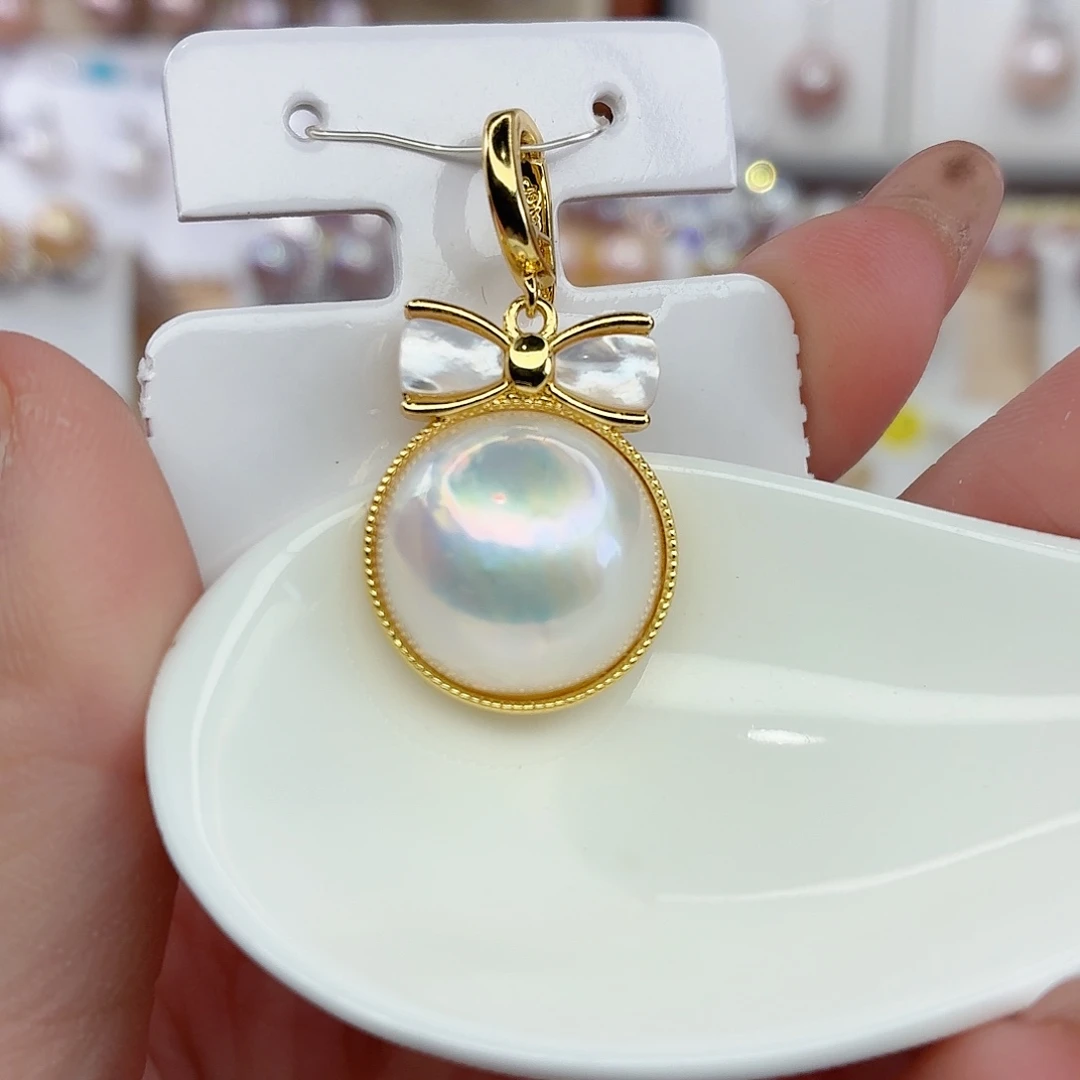 合金淡水珍珠颈饰