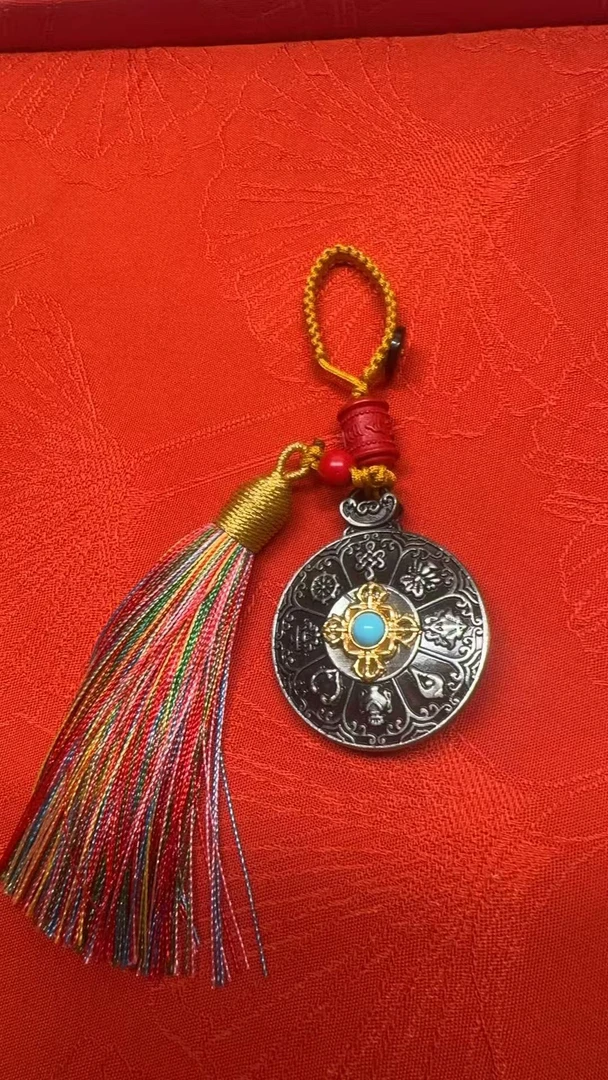 【玖易阁】“九宫•根基（挂件款）”手工摆件