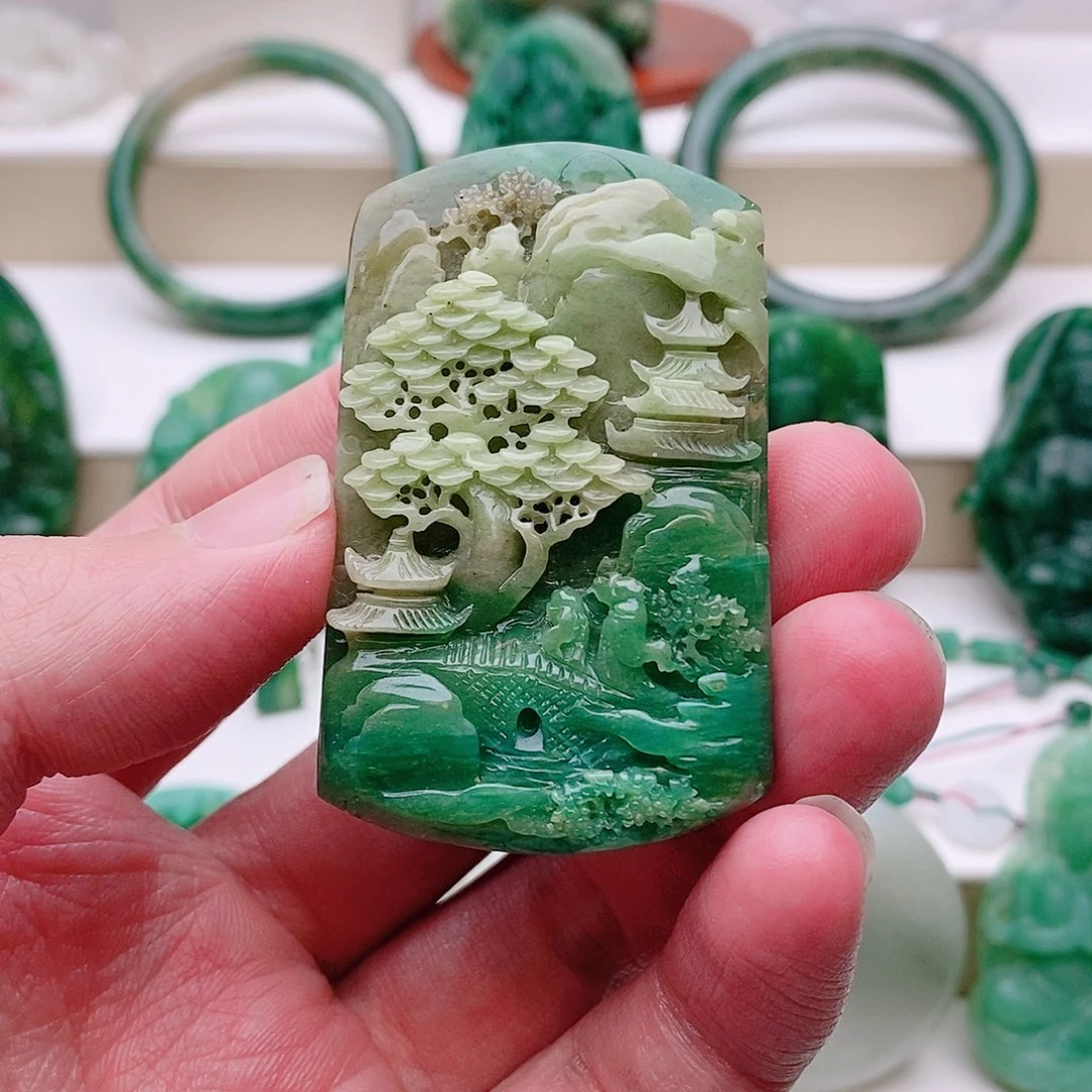 一****未镶嵌独山玉吊坠