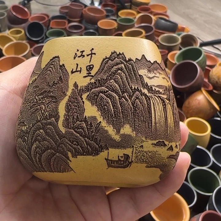 茶杯紫砂全手工制作工艺