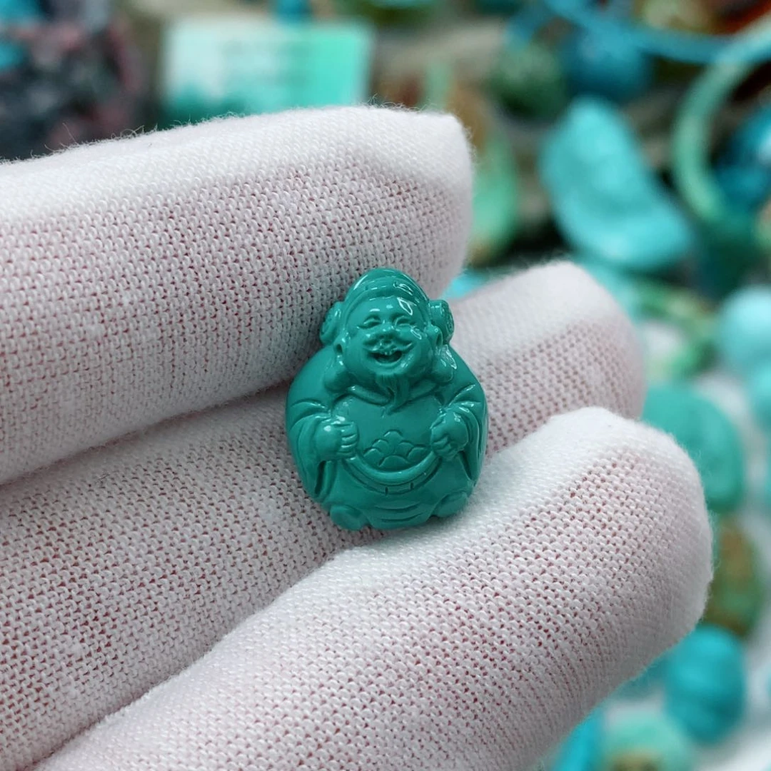 绿松石珠宝奇石未镶嵌