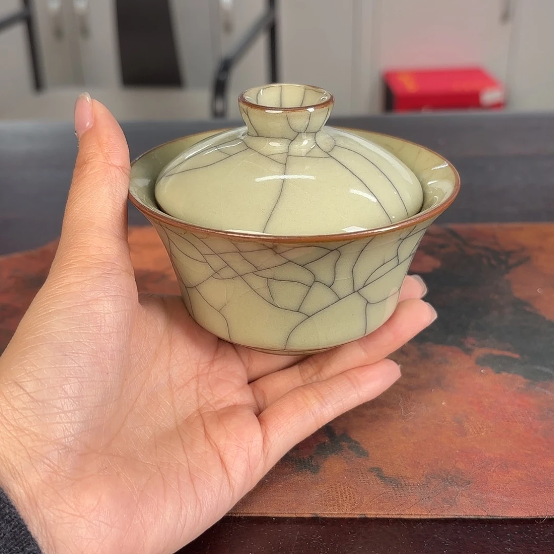 龙泉云间青瓷小米茶器