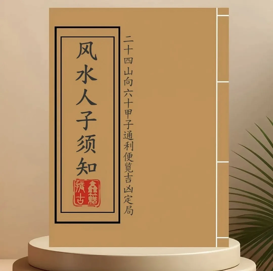 风水人子须知二十四山向六十年通利定局通俗易懂线装复古收藏书籍