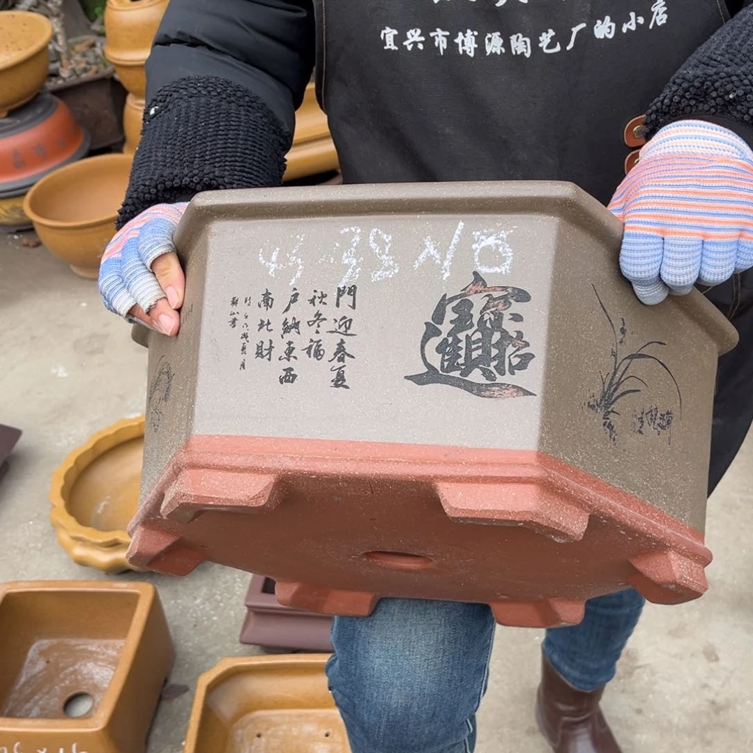 紫砂花盆盆景艺术