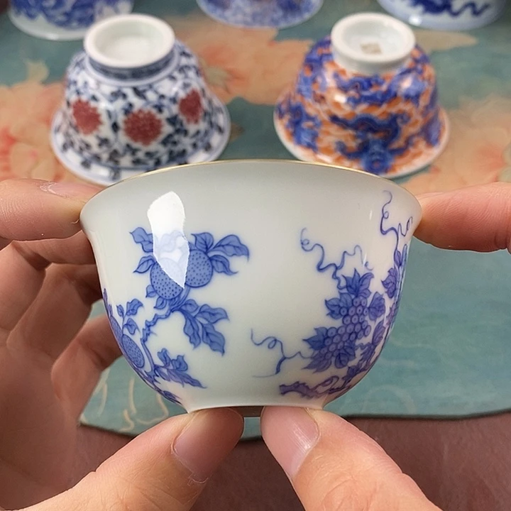 杯现代景德镇全手工全手绘茶具1688888