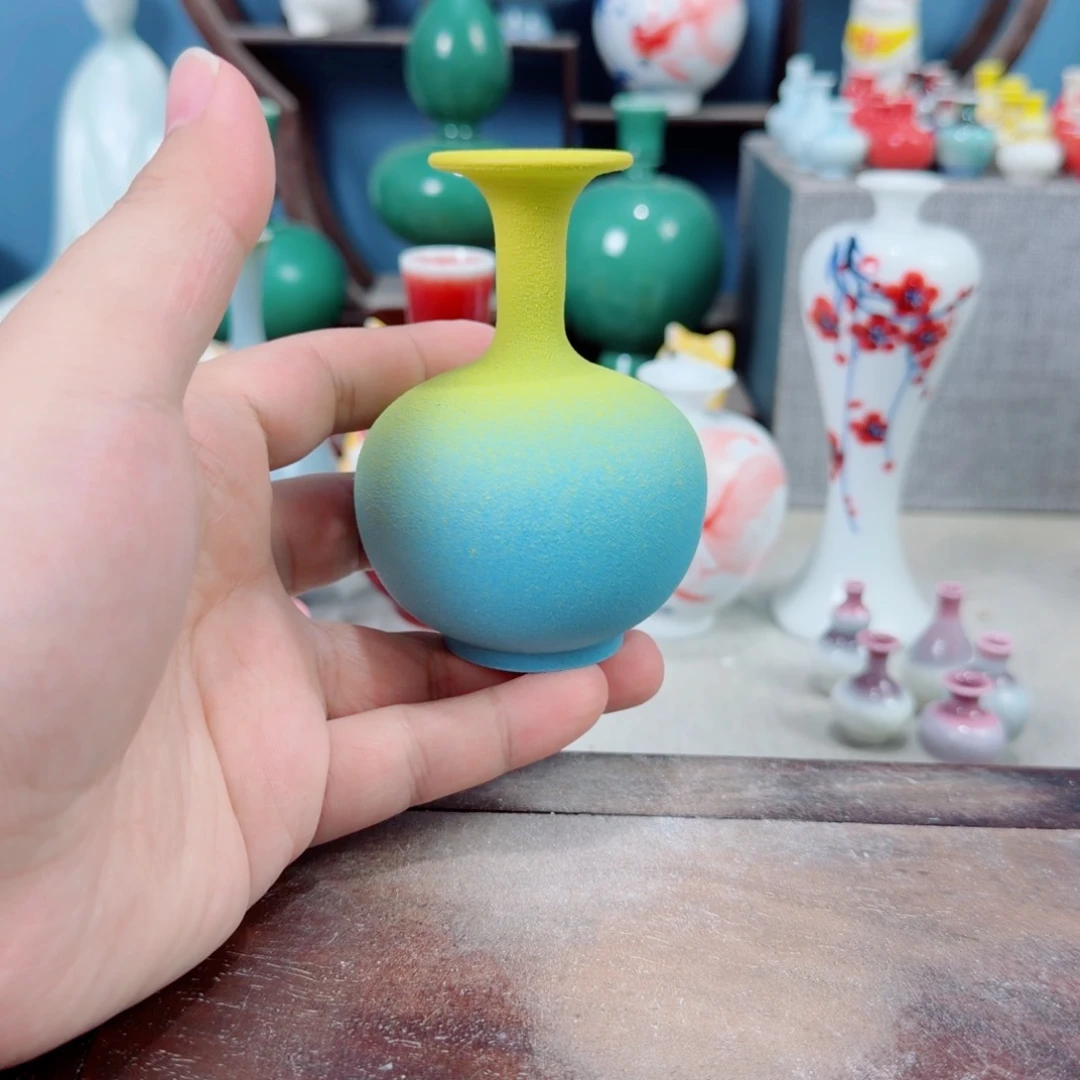 陶瓷手工小花器摆件