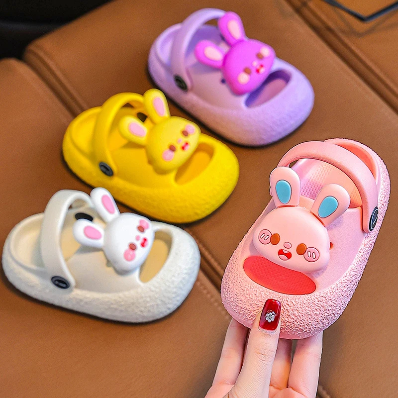 儿童凉鞋女夏季卡通可爱公主软底防滑居家洗澡中小童宝宝凉拖鞋男
