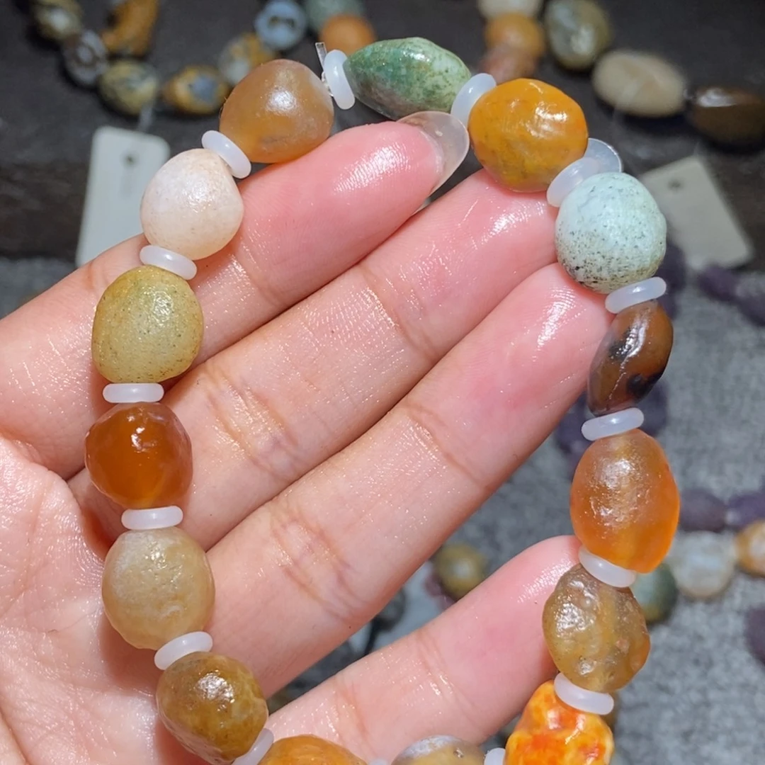 未镶嵌玛瑙/玉髓珠宝半成品