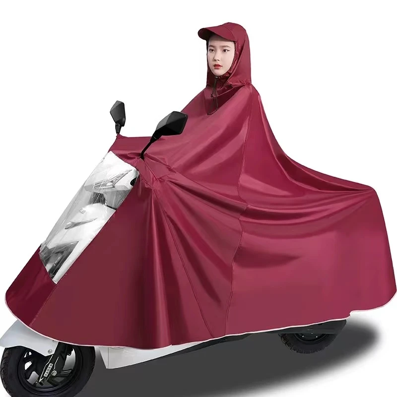电动车加大加厚雨衣