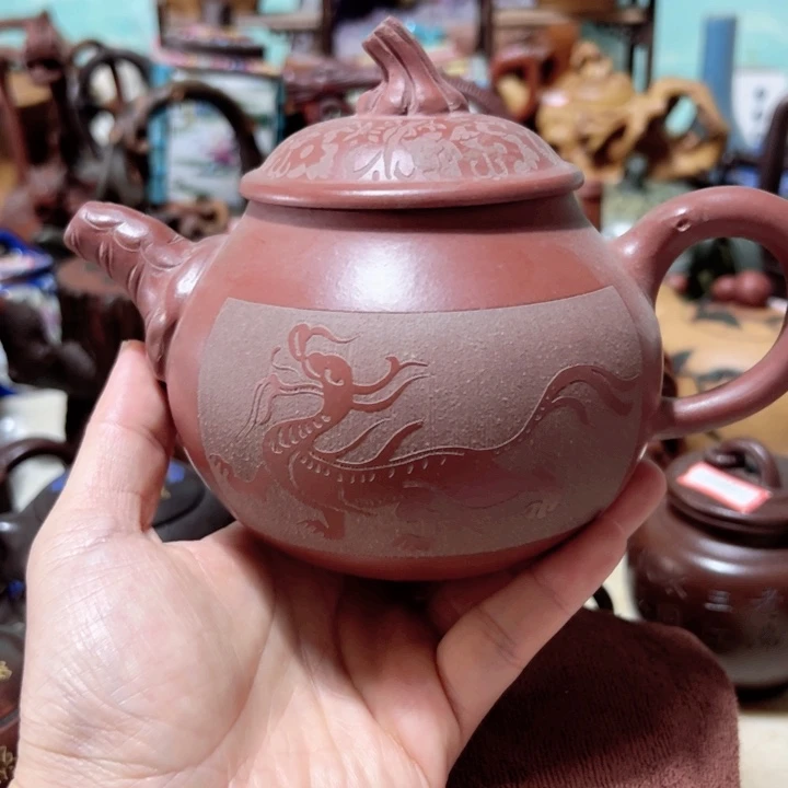茶壶紫砂紫砂壶收藏起来了！