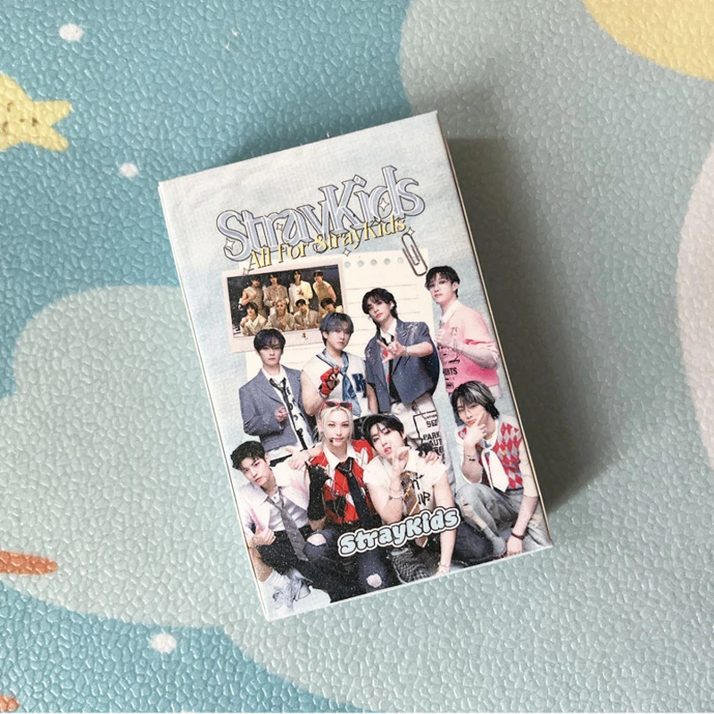 StrayKids周边小卡片50张黄铉辰李龙馥韩知城同款自拍照片收藏卡