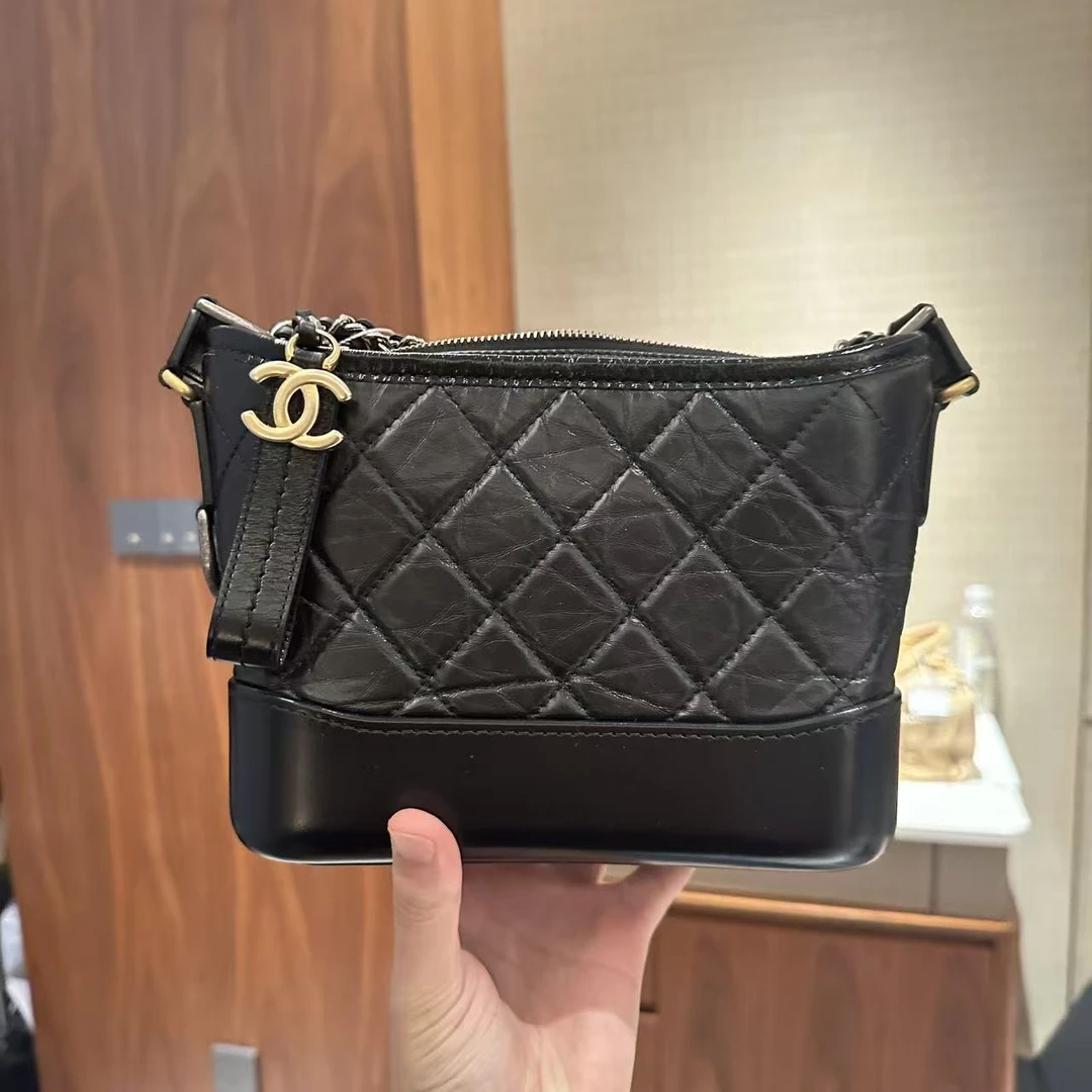 未使用 Chanel/香奈儿 流浪包小号黑色包/全新/AJM0067