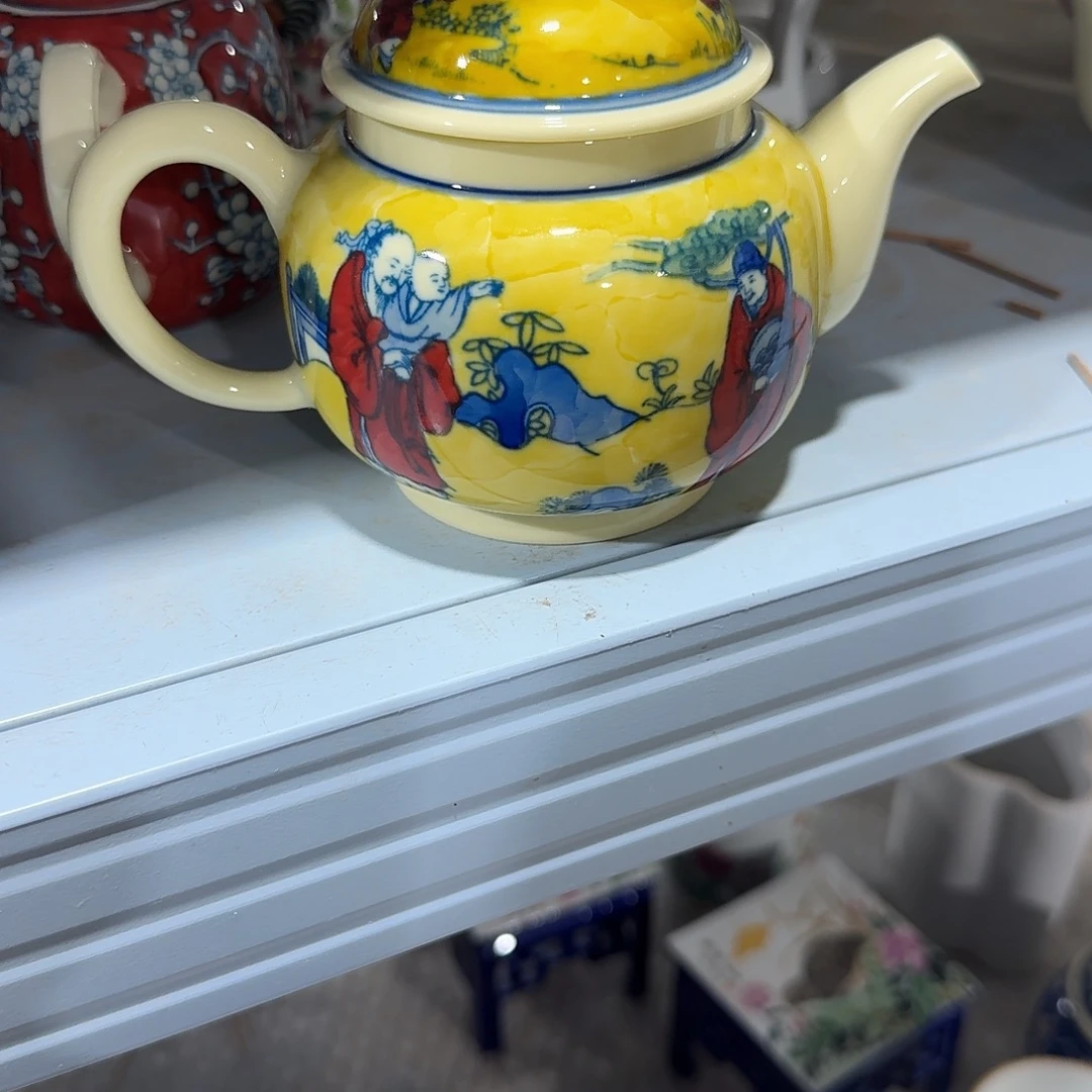 瓷片摆件手绘瓷器全部处理
