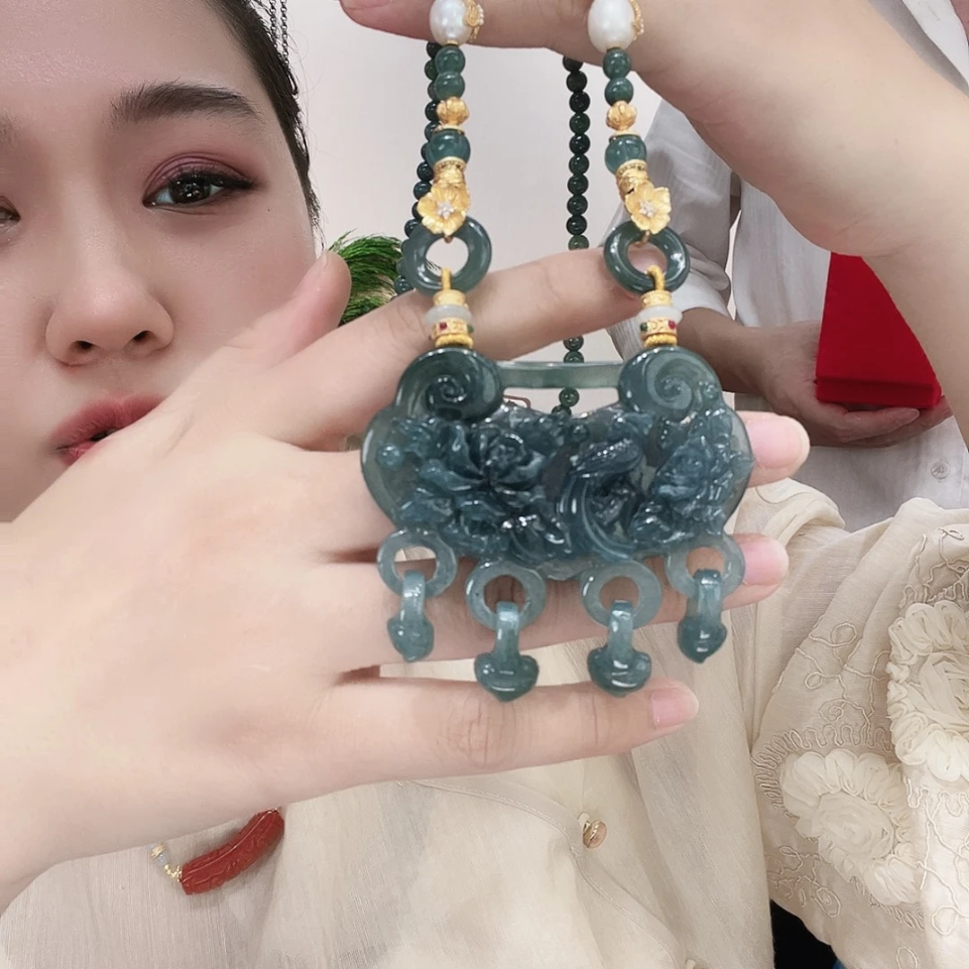 L***@翡翠合金吊坠(赠链)国风