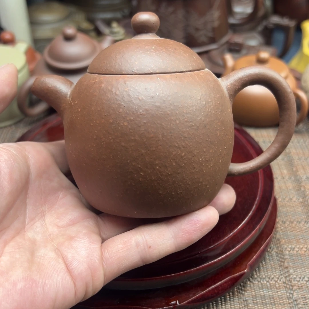 茶壶紫砂宜兴原矿紫砂壶200毫升容量