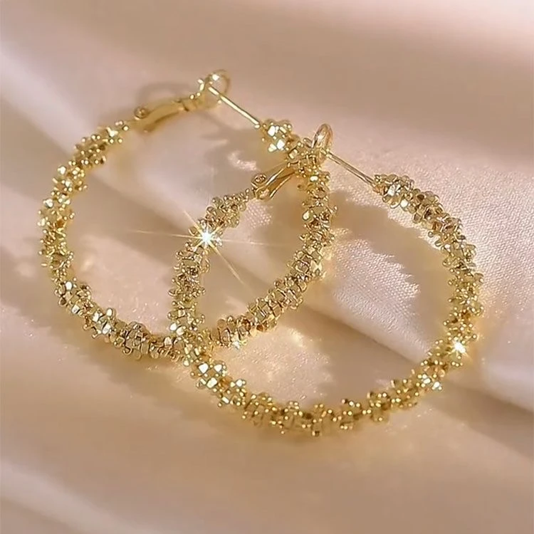 【私人定制】时尚设计满天星耳环(一对)JD07