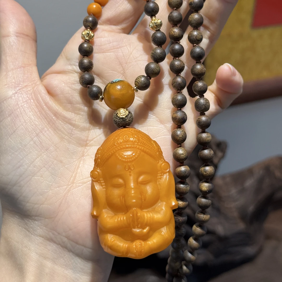 博缘珠宝蜜蜡吊坠（多样性发一件）02634