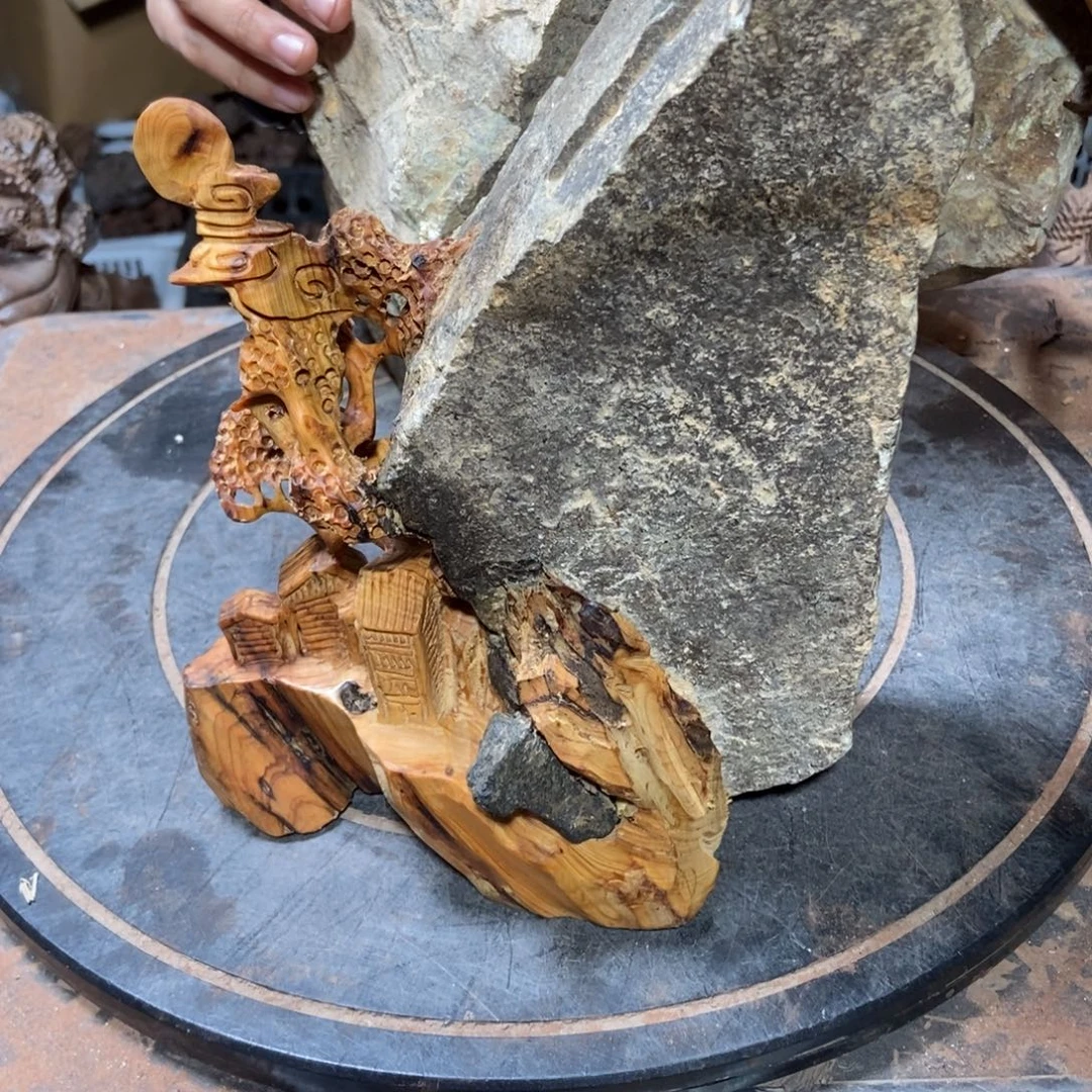 阳***棠木成品摆件福利放漏
