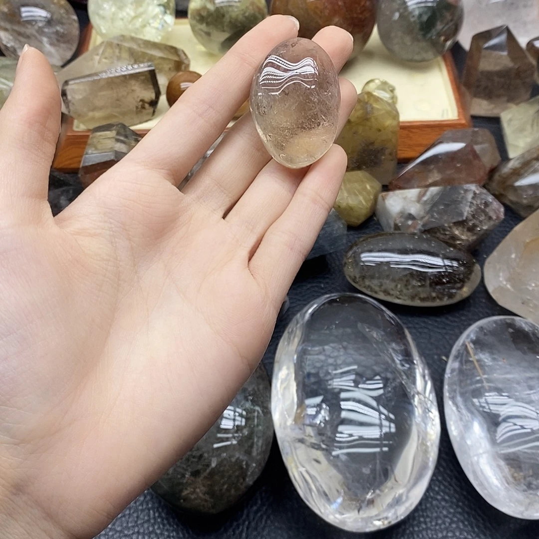 未镶嵌珠宝半成品水晶124水晶石
