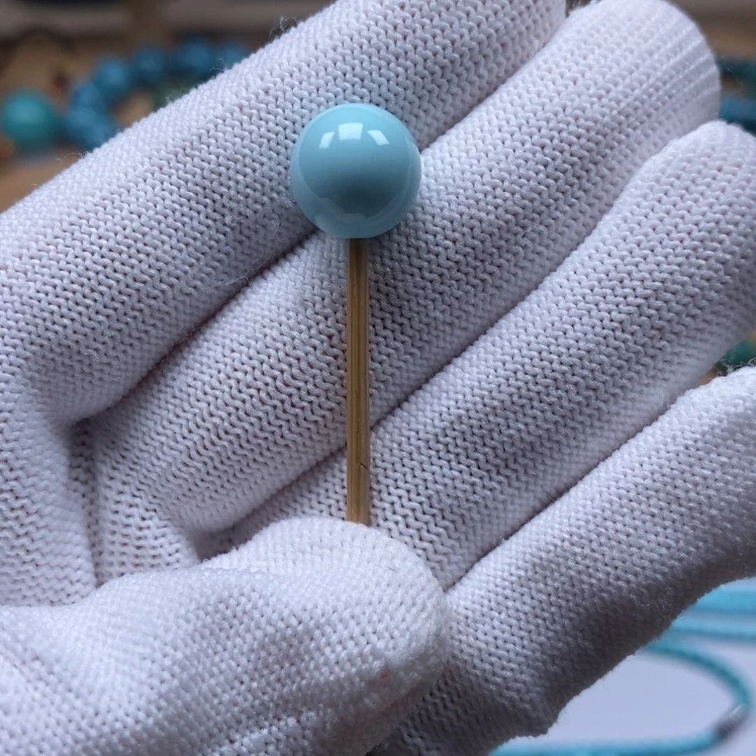 绿松石未镶嵌原矿纯干料绿松石