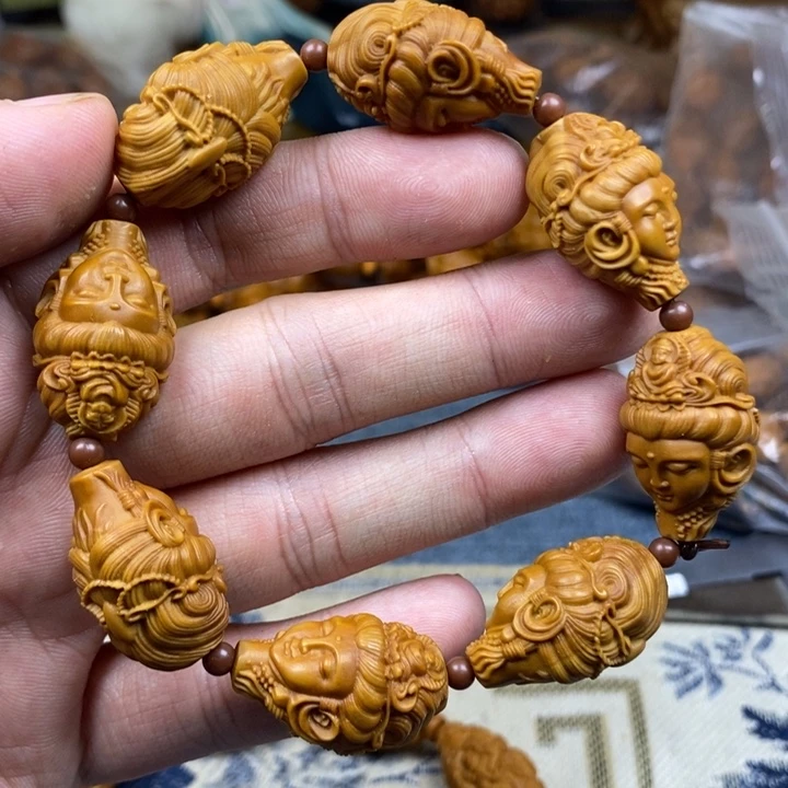 橄榄核手串/手链橄榄核雕工艺手串