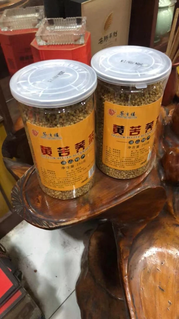 黄苦荞茶凉山特产香味扑鼻味道好两同500克
