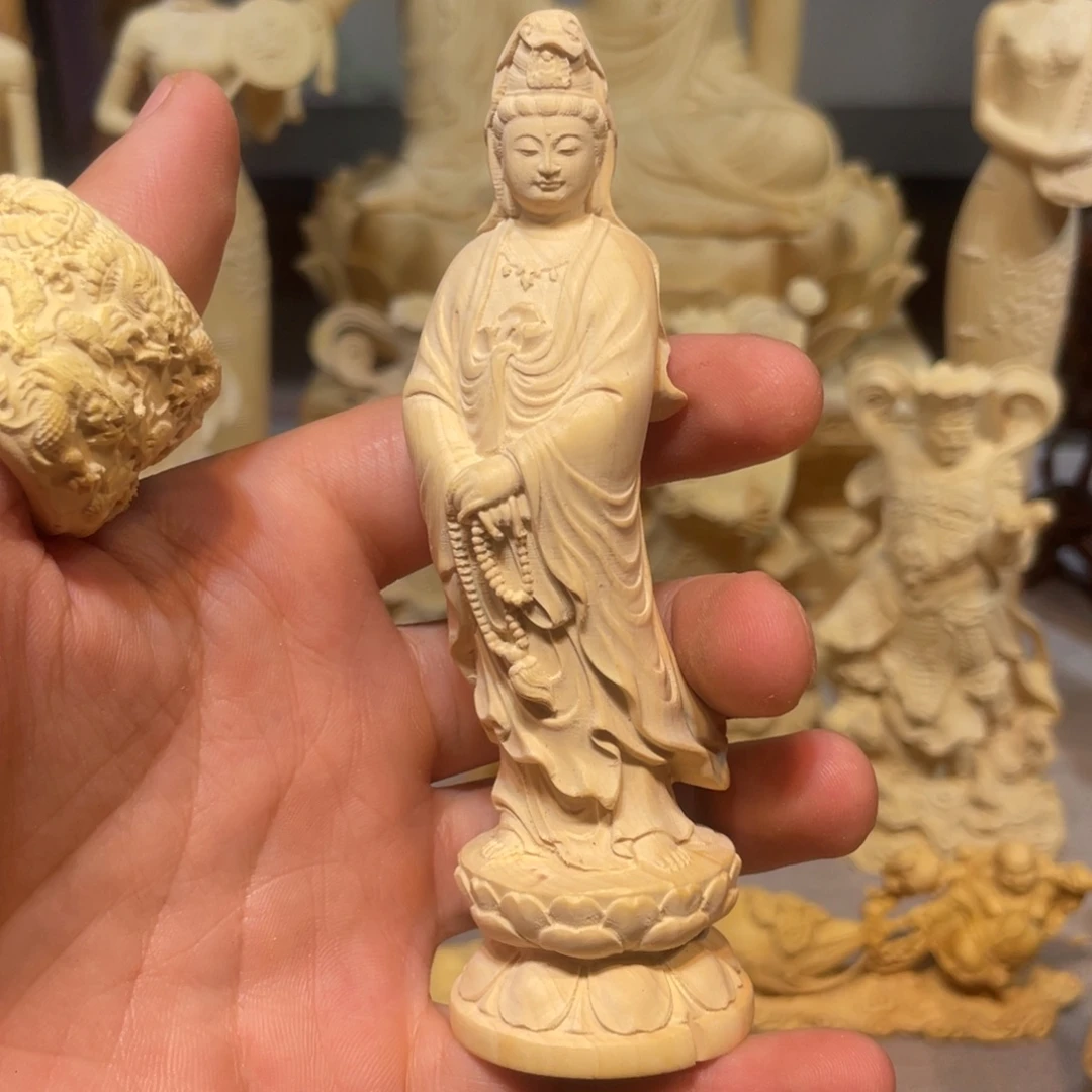 黄杨木小瑕疵念珠