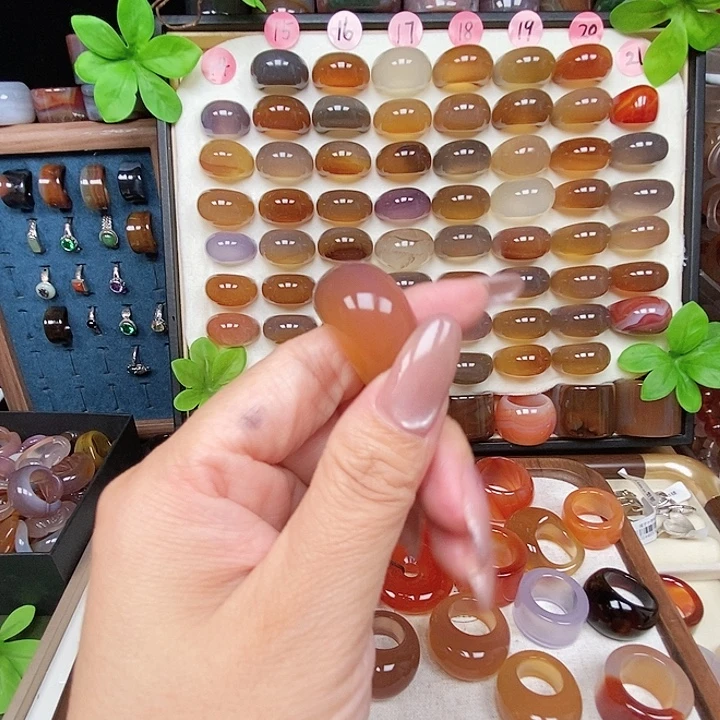 *****玛瑙/玉髓合金戒指