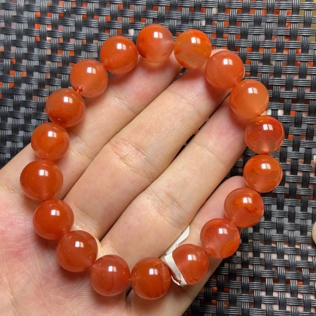 南红玛瑙未镶嵌手串11mm