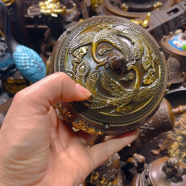 铜器摆件收收藏藏