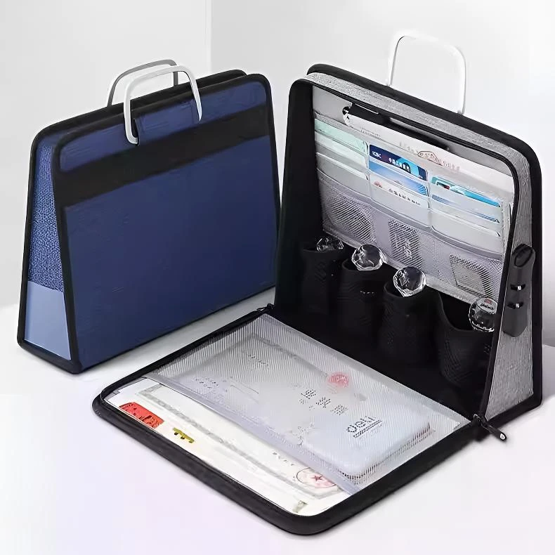 印章收纳包营业执照收纳袋公司资料公章收纳盒印章执照一体包便携