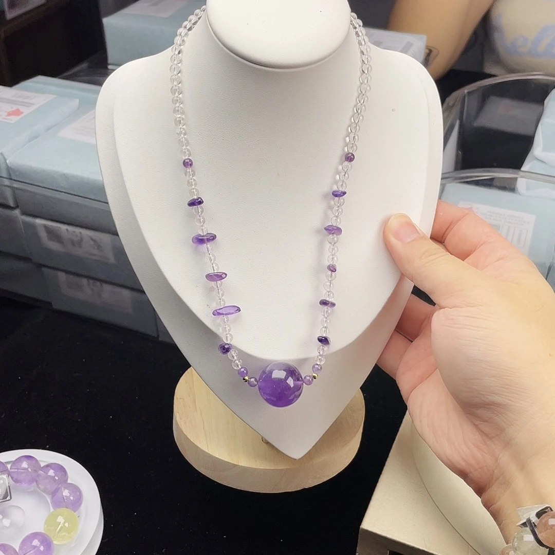 手串水晶银S925镶嵌