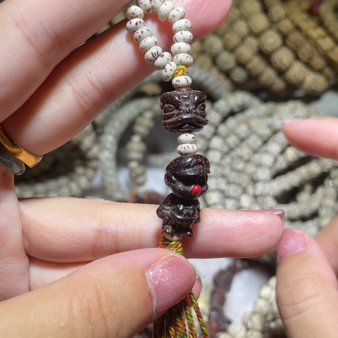 星月菩提吊坠黑金醒狮➕马里奥